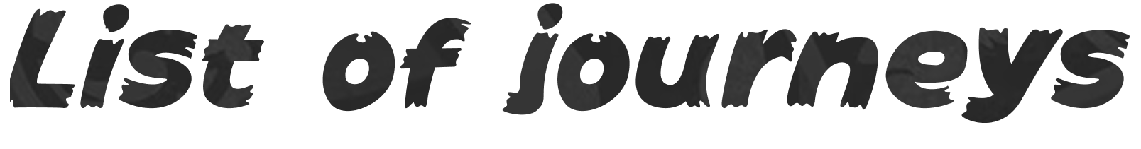 List of Journeys